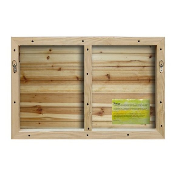 Parvez Taj American Map Natural Pine Wood Wall Art - Picture 3 of 4